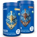BIRDMAN Falcon Vegan Protein Powder Orgánico, Stevia & Sugar Gratis, Planta Basada, Baja Carb, Dairy Free, Keto, Non Whey, Probiótico, Pea Protein ← Combo Pack: Vanilla & Chocolate Flavors - 20 Serviciones Cada