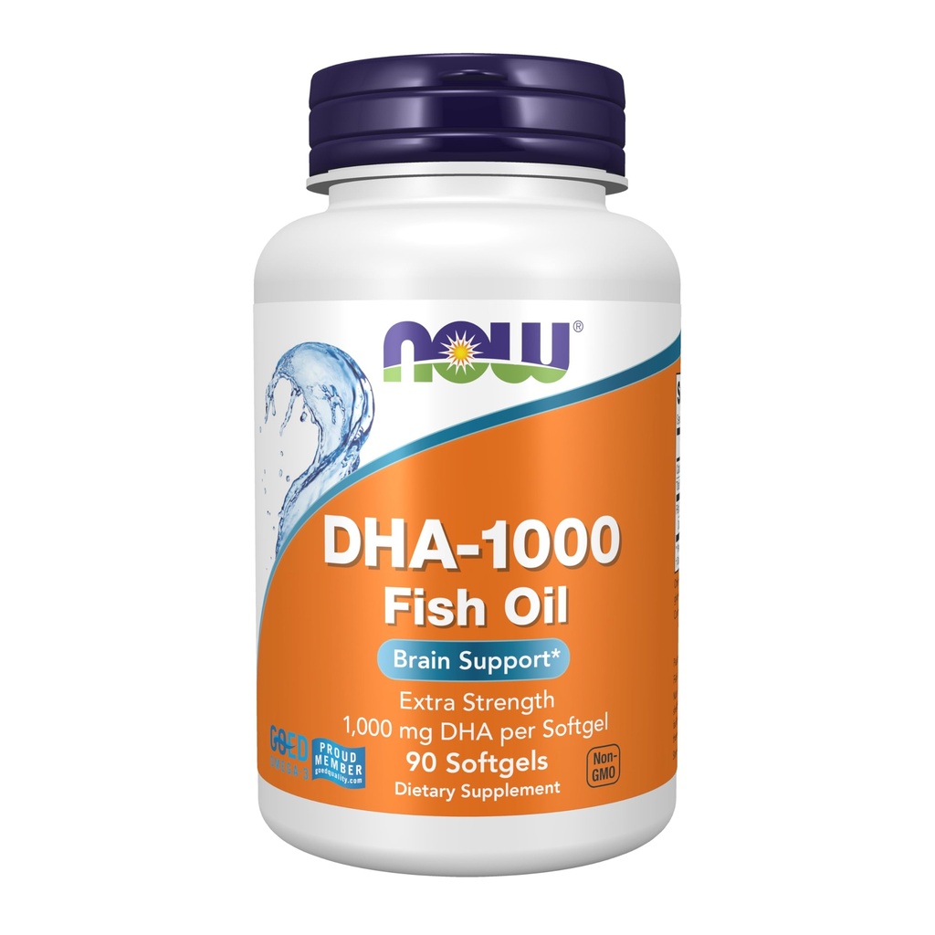 AHORA Suplementos Alimentarios, DHA 1.000 Apoyo Cerebral, Fuerza Extra, 1000 mg DHA, 90 Softgels