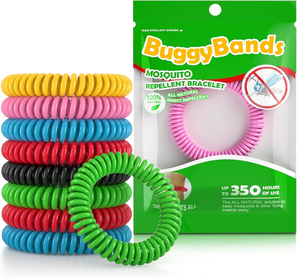 48 Pulseras Repelentes Mosquito, Bandas Gratuitas, Naturales e impermeables