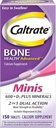 Caltrato Calcio &amp; Vitamina D3 Suplemento Plus Minerales Mini Tabletas, 150 ea (Pack of 4)