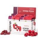 Skratch Labs Energy Chews ← Gummies for Running, Cycling, and Sports Performance  Gel Alternative ← Raspberry (10 Pack) ← Gluten Free, Vegan