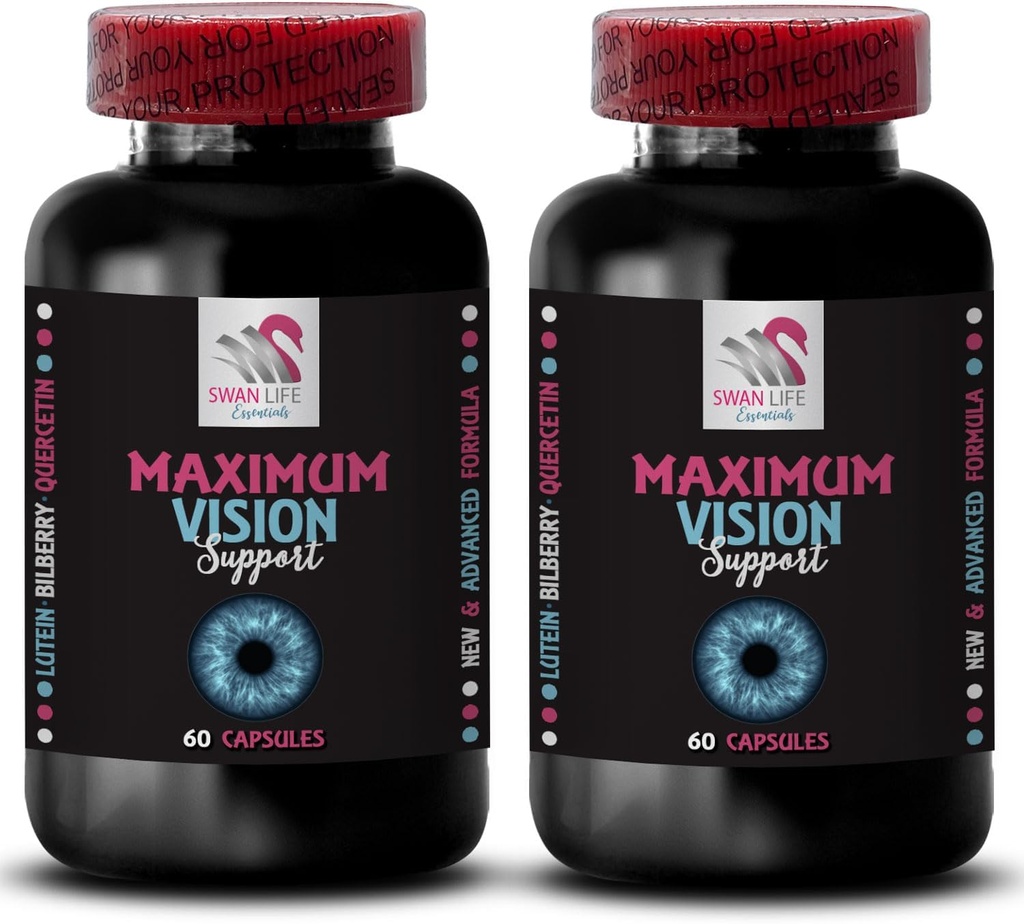 Lentes claras - Complemento de visión de ojos - Mejor enfoque, Visión de cristal, Imagen más clara, Claridad de visión, ventaja focal, Avistamientos puros, Boost de claridad, Vista de detalle, Centrado Ver 2 Botella 120 Capsules