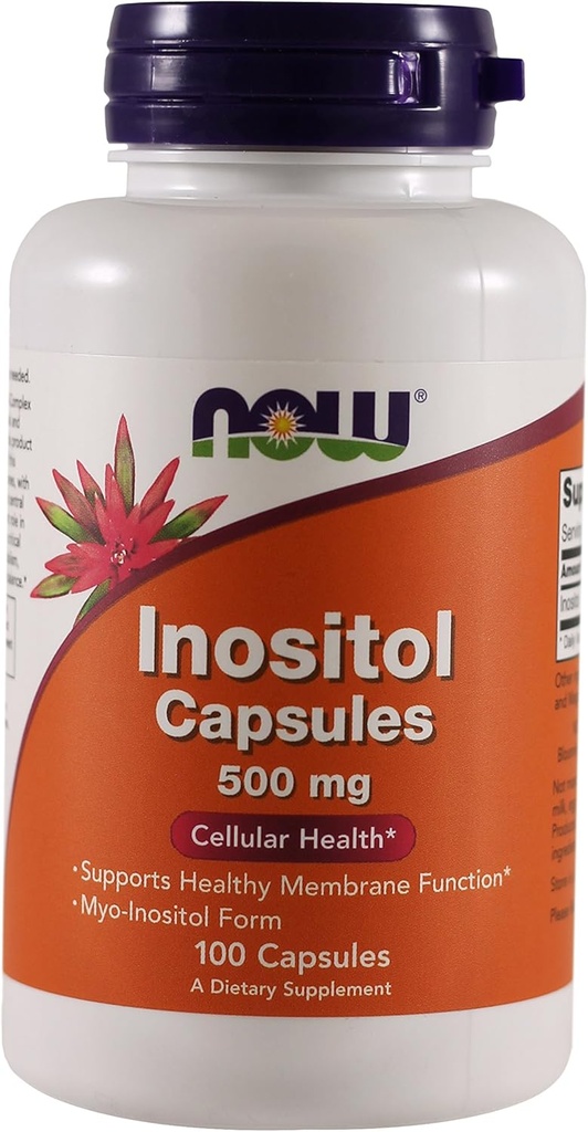 Ahora Alimentos Inositol 500 Milligrams 100 cápsulas (2 Pack)