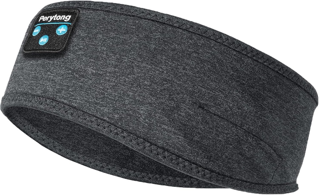 Auriculares Perytong New Sleep Bluetooth Headband, Auriculares inalámbricos de sueño suave con altavoces Ultra-Thin Perfecto para personas con sueño lateral, Running, Workout, Jogging, Yoga, Travel