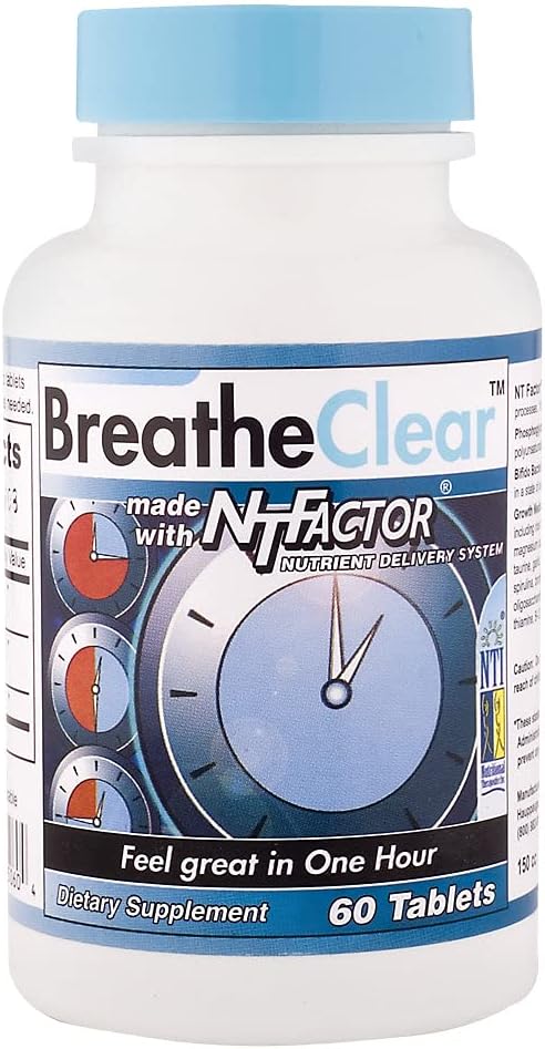 Respirar despejado con factor NT (60 Tabletas)