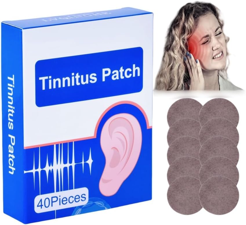 Tinnitus Relief for Ringing Ears,120PCS Tinnitus Patches,Effectivamente Reslieve Hearing Pérdida 3BOX