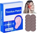 Tinnitus Relief for Ringing Ears,120PCS Tinnitus Patches,Effectivamente Reslieve Hearing Pérdida 3BOX