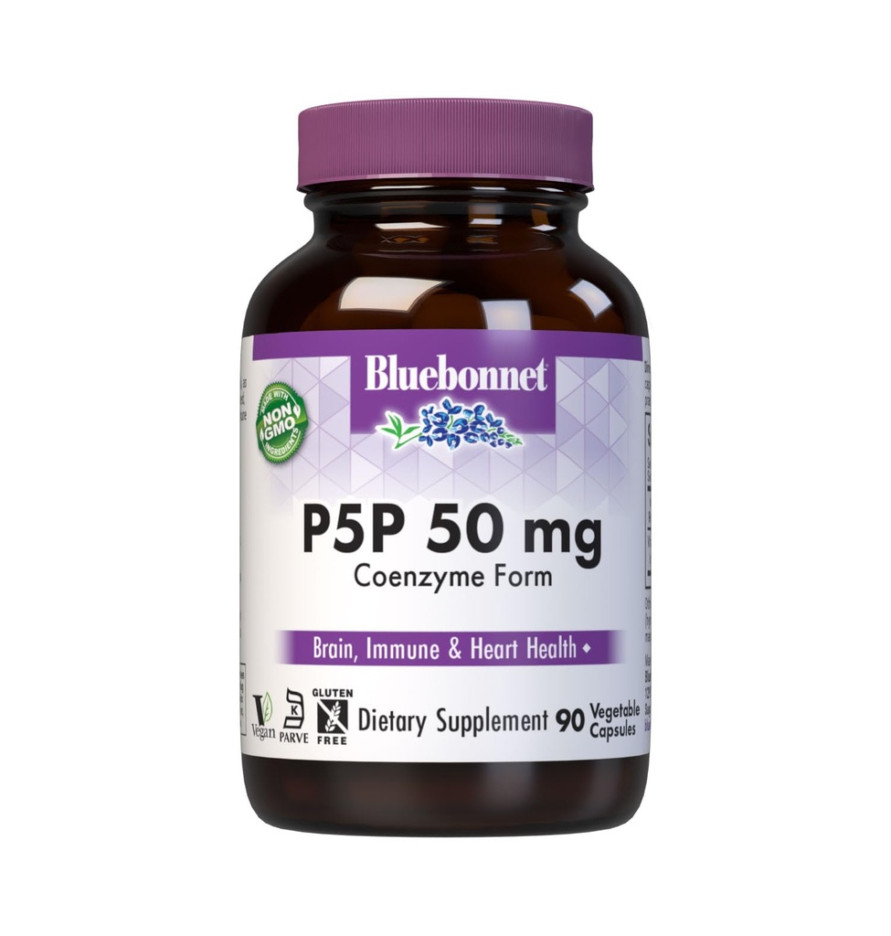 Bluebonnet Nutrition - CelularActive P-5-P 50mg - 90 cápsulas vegetarianas