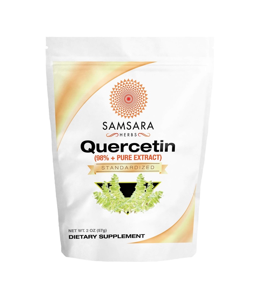 Samsara Herbs Quercetin 98%+ Pure Extract Powder (2oz/57g) - Igual a 114 x 500mg Capsules