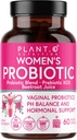 Probióticos vaginales para mujeres con 4 Lactobacillus Strains Probiótico &amp; Blend Prebiótico para pH Balance, Odor Vaginal saludable &amp; Flora vaginal