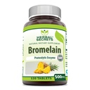 Herbal Secrets Bromelain Suplemento 500 Mg Tablets Suplemento ← Non-GMO Silencio Gluten Libre Silencio Made in USA (120 Conde)