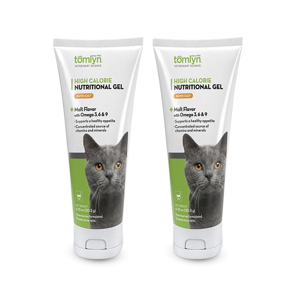 2-Pack Nutri-Cal para gatos Alta Calorie Suplemento dietético, 4.25-Once Tube
