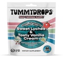 Tummydrops Groovy Peppermint Pack (Mix of Lychee & Tasty Vanilla Cream). Gluten Free, Vegan, " Made with Organic Ingredients, 33 Individualmente Wrapped Assorted Peppermint Lozenges in a Resealable Bag.