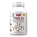 ANDREW LESSMAN PQ 20mg - 30 Capsules - 20mg Pyrroloquinoline Quinone, Natural Protective Compound soporta órganos vitales, corazón, cerebro, hígado, sistema inmunológico. Biogénesis mitocondrial, sin aditivos
