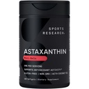 Investigación Deportiva Triple Fuerza Astaxanthin Suplemento (6mg) con aceite de coco orgánico para actividad antioxidante, Skin &amp; Eye Health Support - Non-GMO Verified &amp; Gluten Free - 120 Softgels