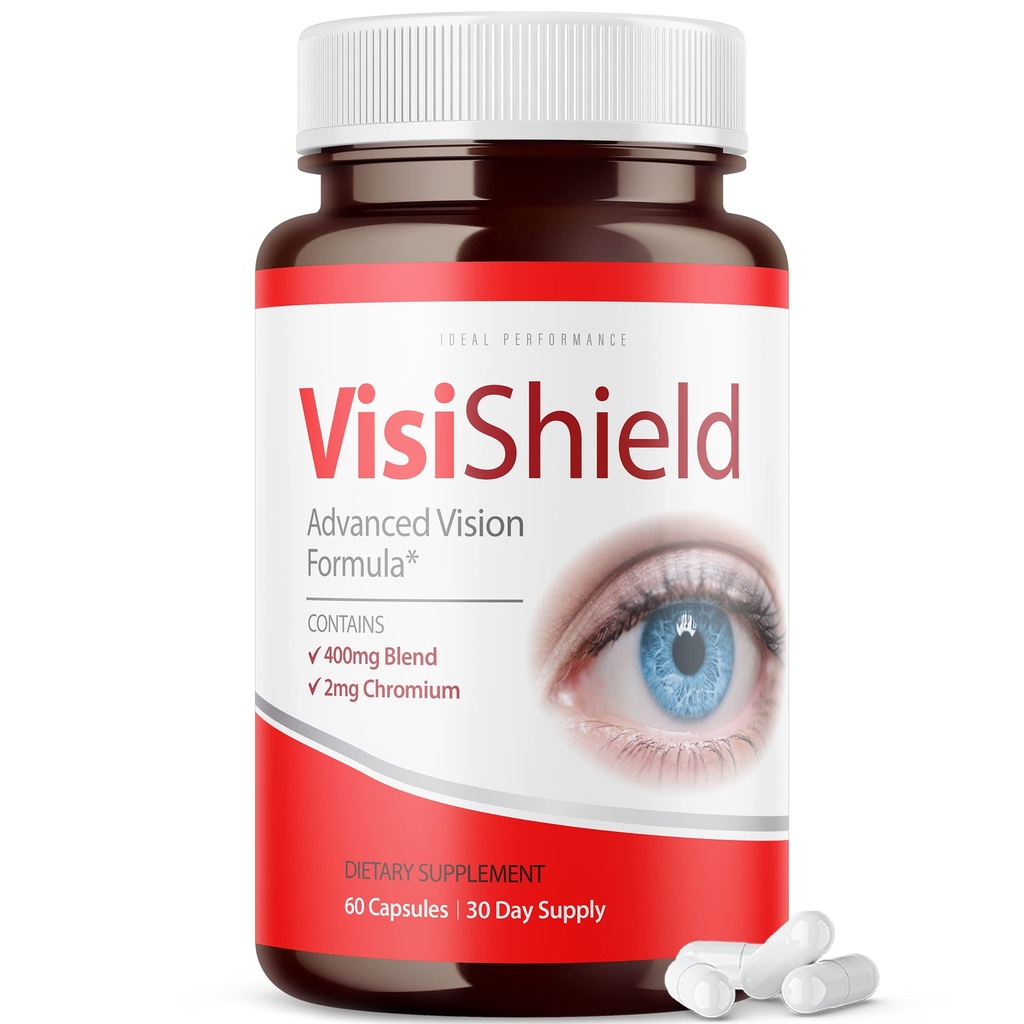 IDEAL PERFORMANCE Visishield Advanced Vision Formula for Eyes Supplement Pills Vitaminas (60 cápsulas)