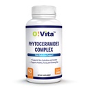 Complejo de Fitoceramides, Reparación y Rejuvenecimiento de la Piel, Apoyo Anti-Envejecimiento, Ceramidas Dirigidas por plantas, con Vitaminas C, B-6 y B-12, Suministro de 2 meses (60 cápsulas líquidas no GMO)
