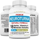 Neuropatía Soporte Nerve Suplemento con 600 mg Ácido Lipoico Alfa Puro - Fórmula de Fuerza Máxima, Fortalecer Nerves en Fingers, Manos, Dedos, & Pie - Mejor Alivio Periférico - 120 cápsulas