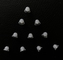 Jungle Care® (6mm Small * 10pc) Double Layer Magic Hearing Aid Domes Comfortable PSAP (Personal Sound Amplifiers Product) Kit Consejos de oído Invisible, Perfect for Open Air (Open fit), excepto para RIC