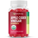 Manivelas de vinagre de manzana - Vitaminas ACV ecológicas para la salud digestiva, metabolismo & Gut Soporte - 60 Conde - Vegan, No Gluten-Free - Sabor Delicioso &amp; No Sabor de malla - 1 Mes de suministro