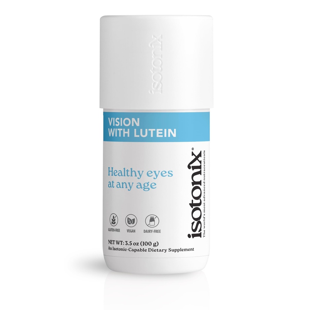Isotonix Vision Fórmula con Lutein – Soporta Salud Ocular, Visión " Circulación – Antioxidantes, Zinc, Vitamina C, E, Bilberry, Zeaxanthin – Suplemento Ojo para la Claridad y Protección - 30 Servimientos