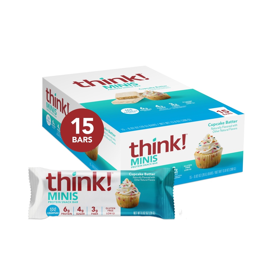 ¡Piensa! Minis, Cupcake Batter, 15 condes