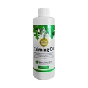 Herbs de forro de plata Aceite de calma para caballos – Todo natural aceite esencial mezcla con aceite de coco – ayuda a relajar caballos ansiosos, inquietos y de alta resistencia – 8 oz