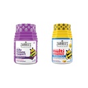 Zarbee's Kids Daily Immune Support &amp; Kids Multivitamin + Probiotic Multipack, Immune Support Gummies with Elderberry, Vitamin C & Zinc, 42 ct, &amp; Children's Vitamins + Probiotic Gummies, 70 ct, 2 items