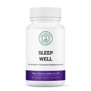 Sleep Well Calmness &amp; Relax Support Fórmula - Powerful Blend with Magnesium, L-Theanine, GABA, and Melatonin - Enhances Relaxation + Promotes Healthy Sleep Patterns - 60 Capsules