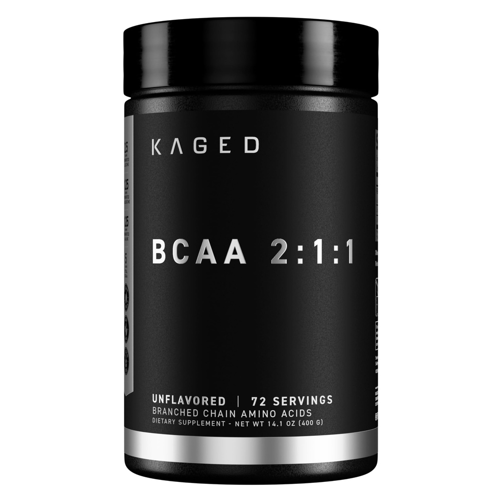 BCAA Powder, Kaged BCAAs Amino Acids, Fermented, Plant Based & Vegan Friendly Branched Chain Amino Acid, 5g BCAA Suplementos de Aminoácidos sin sabor para Hombres, 72 Servimientos