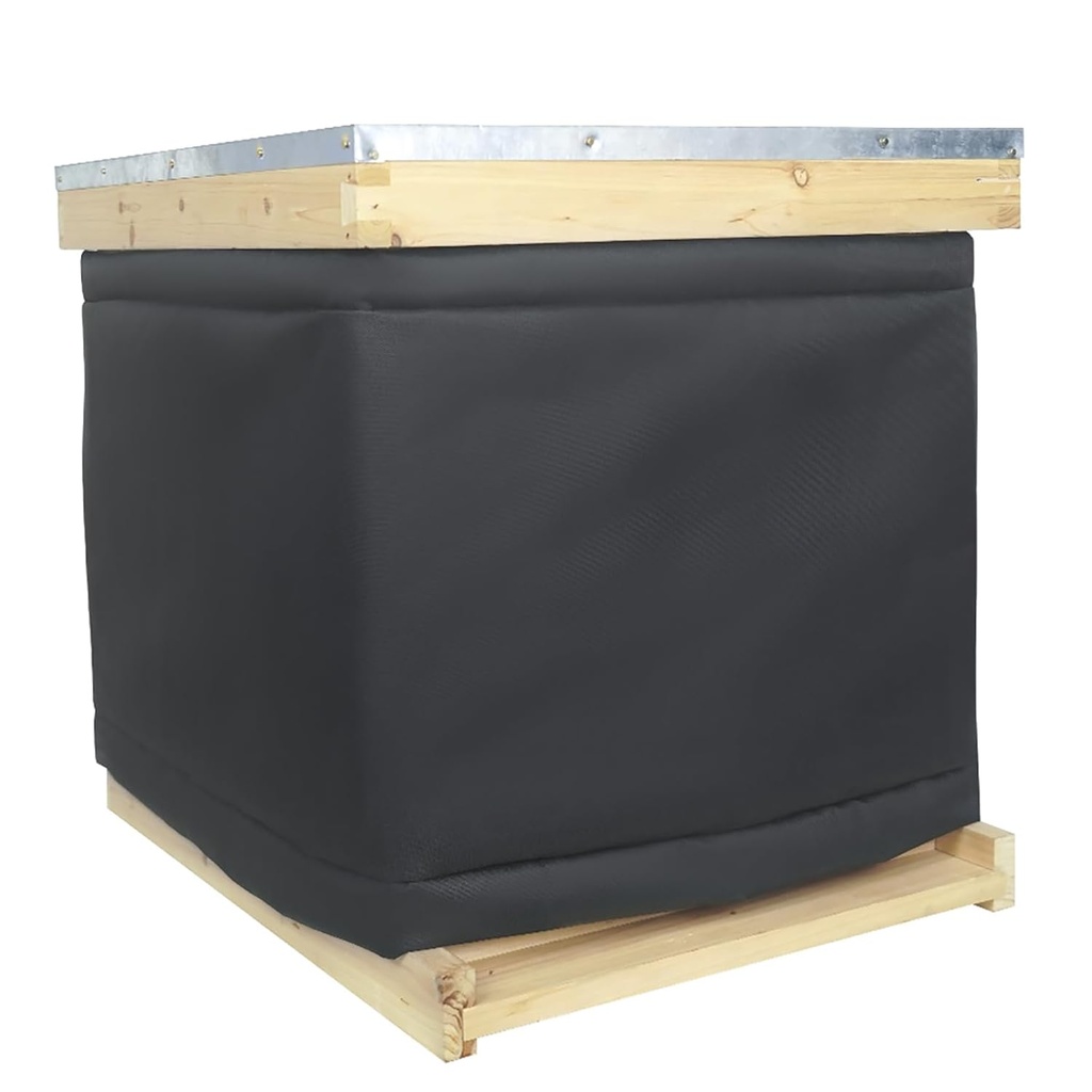 Tejido de abeja para afeitar de abeja de invierno afeitado aislante Wrap 600D Oxford Cloth Ajustable Cubierta de protección de invierno a prueba de agua, impermeable, ligero, reutilizable, 81"x15.75"