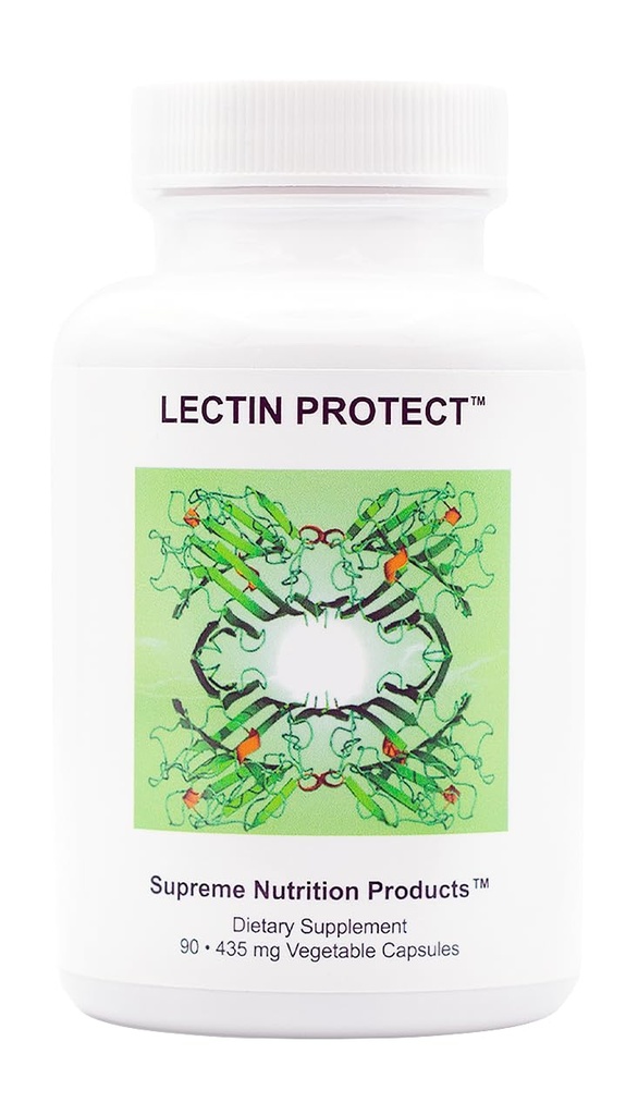 Lectina de nutrición suprema Protege, 90 cápsulas vegetales de combinación pura