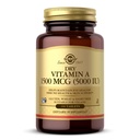 Solgar Dry Vitamina A 1500 mcg (5000 UI), 100 Tabletas - Soportes Ojos Saludables, Skin &amp; Immune System - Non-GMO, Vegan, Gluten Gratis, Dairy Free, Kosher - 100 Servings