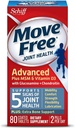 Move Free Advanced Plus MSM y Vitamina D3, 80 tabletas - Suplemento Conjunto de Salud con Glucosamina y Condroitina (Pack of 2)