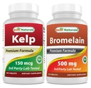 Kelp Suplemento 150 Mcg " Bromelain 500 mg