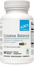 XYMOGEN Cytokine Balance for Antioxidant and Detoxification Support - Green Tea Extract, Trans-Pterostilbene, Turmeric Extract, Glucoraphanin (30 cápsulas)