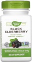 Manera de la naturaleza Black Elderberry 100 cápsulas Pack de 3