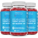 Melatonin 1mg Gummies for Kids, Safe, Drug-Free ' Effective Natural Sleep Aid Supplement for Children. Kids 1mg Melatonin Gummy, Gluten-Free Vegetarian Restful Sleep Products for Ages 4+. 180ct (3)
