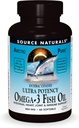 Fuente Naturales ÁrticoPure Omega-3 Fish Oil 850mg Ultra Potency EPA + DHA Para Corazón, Conjunto, Cerebro &amp; Salud Inmunitaria -Enteric Coated For Sensitive Stomachs - 60 Softgels