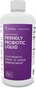 Dr. Berg's Friendly Probiotic Liquid Supplement Drink Mix w/ 12 Live Probiotics Strains " Lactobacillus Acidophilus - Digestive Health, Immune System " Gut Support for Men Women " Kids -1 Month Supply