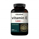 NatureBell Vitamin E Oil Softgels, 1.000 UI Por Serving, 300 Píldoras TENIDOS Suplementos Antioxidantes Esenciales, Forma Fácilmente Absorbida – Apoya Skin, Heart, & Immune Health – Non-GMO