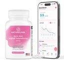 Natureland 40 cuenta, 600mg Boric Acid Vaginal Suppositories, Hecho en EE.UU., Restaurar el equilibrio pH y reducir la sequedad, los olores, la picazón y la descarga, Apoyo Salud íntima (40 cuenta (Pack de 1))