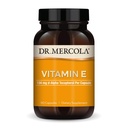 Dr. Mercola Vitamina E, 90 Servings (90 Capsules), 134 mg Por Cápsula, Suplemento dietético, Apoyos Esquí sano, No GMO