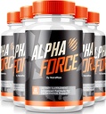 NutraRize (Pack of 5 Alpha Force Capsules, All Natural Pills to Support Energy and Performance, Nutritional Formula for General Health, Official AlphaForce Review (300 Capsules)