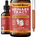 Tratamiento de la infección por tractos urinarios para gatos y perros - Suplemento UTI de arándano, Apoyo para el riñón y la vejiga, 2 oz