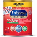 Bebida Nutricional Premium de Enfagrow, Sabor de Vainilla Natural, Omega-3 DHA para el apoyo cerebral, Prebióticos & vitaminas para la salud inmune, no GMO, Powder Can, 32 Oz (Pack of 1
