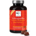 NUEVAS Gummies de Ashwagandha NORDIC, 300 mg Ashwagandha Root Extract, Sugar Free, Adaptogens for Men and Women, Delicious Mango Peach, 60 Gummies
