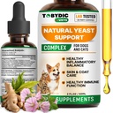 Alivio de la infección de gatos naturales y levadura - Tratamiento de la piel picante - Reduce la irritación ' Alivia la picazón y la alergia - Suplemento de gotas de medicina herbal - Hecho en Estados Unidos