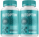 Gutoptim Advanced Probiotic Capsules, Gutoptim Probiotics Support for Digestive Health Pills, Gutoptim Reviews, Gut Supplement &amp; Digestive Support (2 Pack - 120 Capsules)