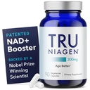 TRU NIAGEN Patented NAD+ Supplement for Anti Aging and Cell Regeneration, 300 mg Niagen, 90 Servings ← Soportes Cellular Energy, Brain, Muscle ← Nicotinamide Riboside (NR) Take 1 Daily ← 1 Bottle